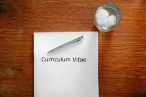 falsifying a CV