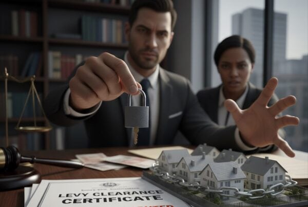 levy clearance certificate withheld